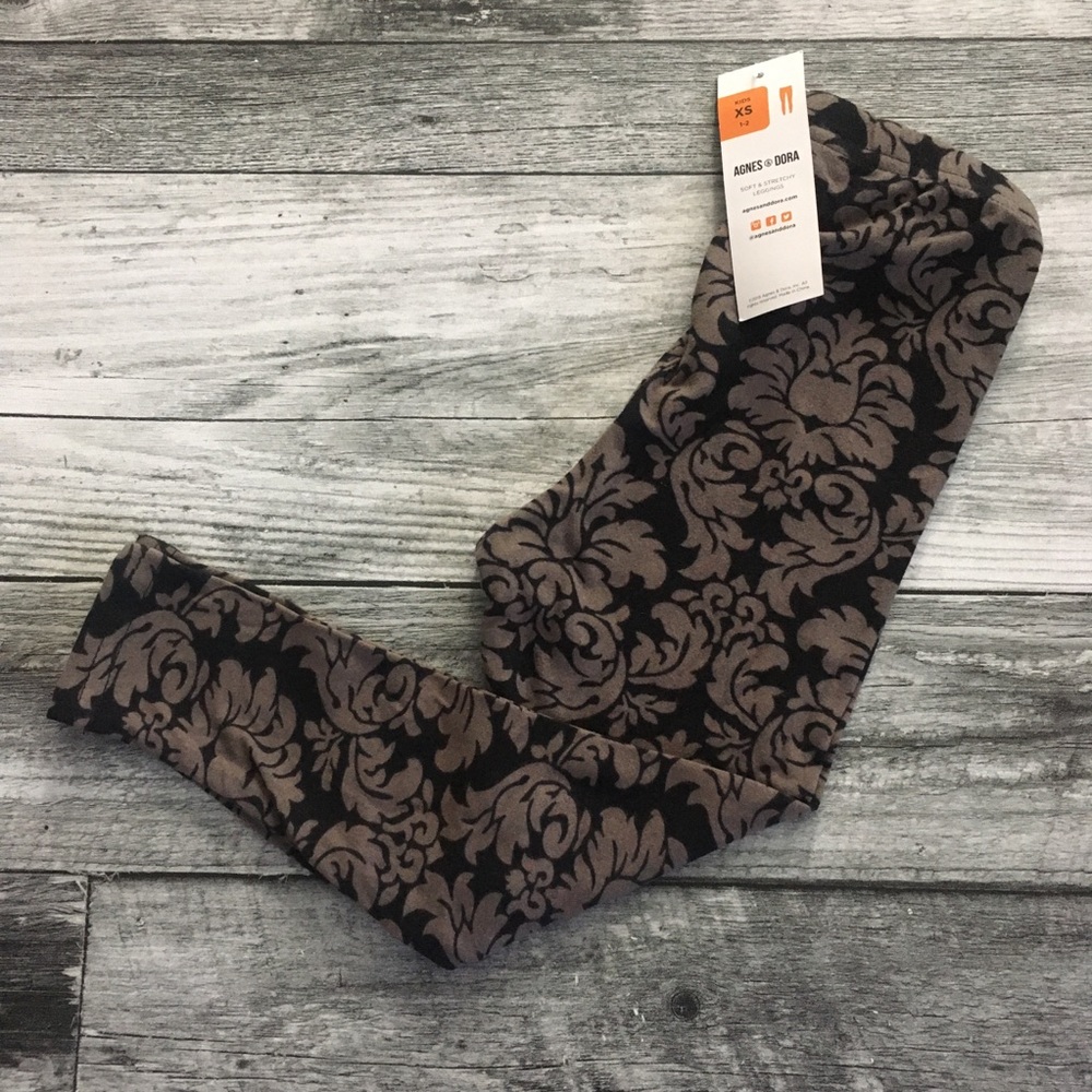 Kids Unisex Leggings, XS (Size 1-2)